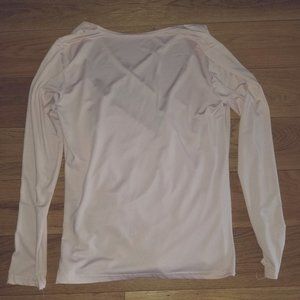 Soft Pink long sleeve top Size Large